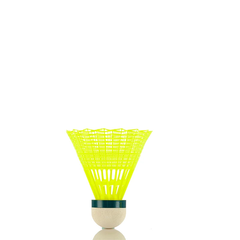 Kawasaki Nylon Ball N350 for Training 6 Pcs Badminton Plastic Shuttlecock Birdies for Outdoor Training Use Durable Medium Speed