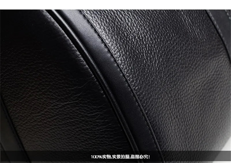 MUNUKI Vintage Crazy Horse Genuine Leather Travel bag Large Luggage bag men Leather duffle bag Large Weekend Bag Tote Big