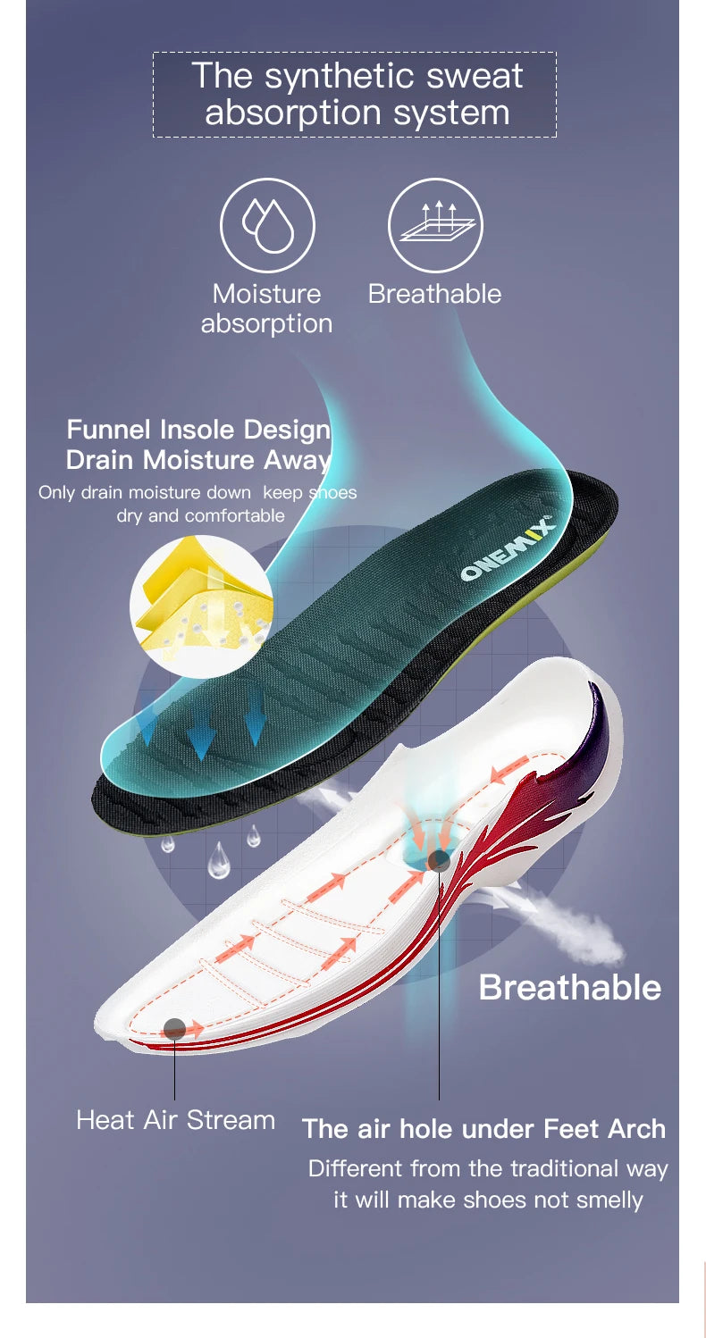 ONEMIX Fans Extra 20% off Running Shoes Air Cushion Athletic Couple Trainers Sport Jogging Shoes Outdoor Women Walking Sneakers