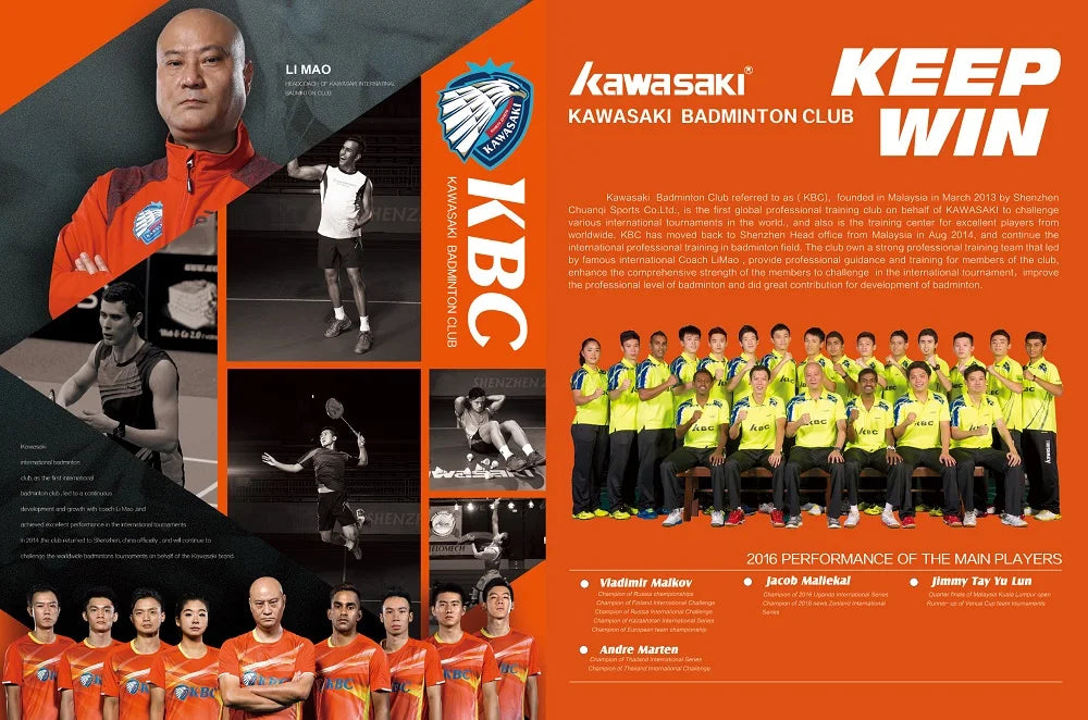 Kawasaki KING K9 4U Badminton Racket Professional T-Join Power All-around Speed&Attack Kawasaki Badminton Racket