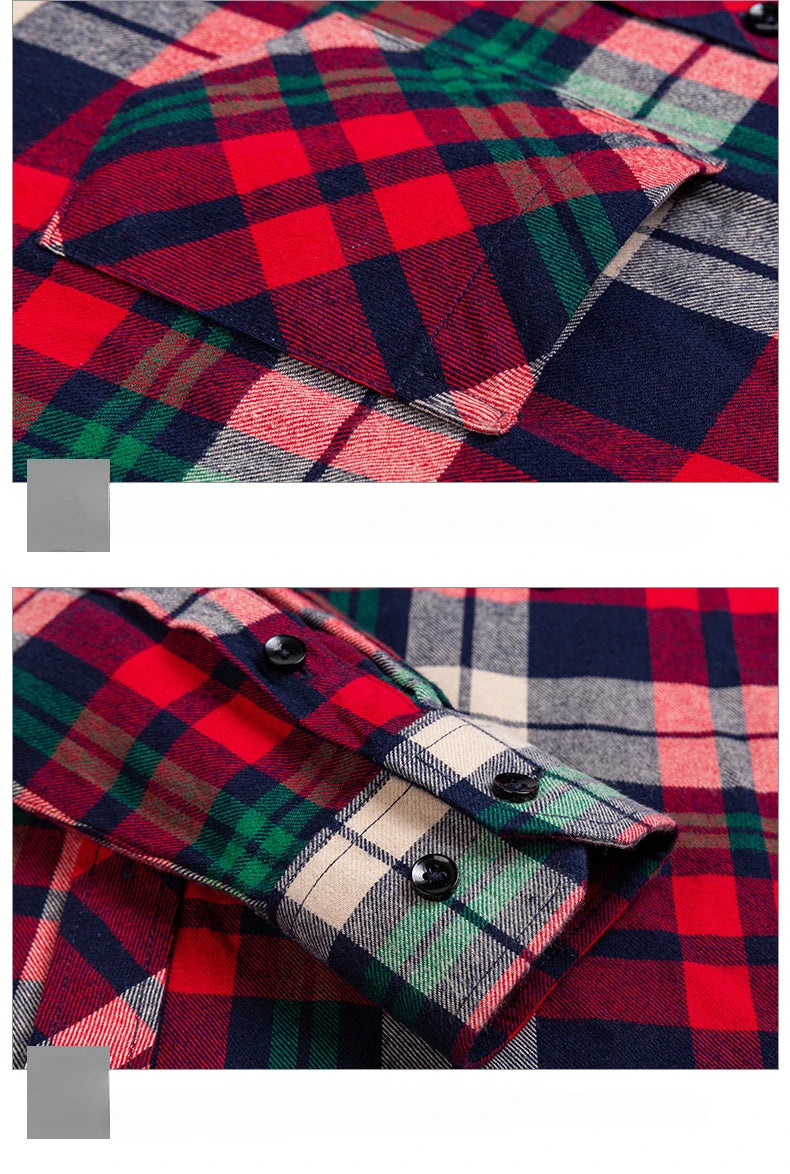 plus size 8XL100%cotton sanding long-sleeve shirts for men slim fit casual plain shirt soft palid tops designer elegant clothes