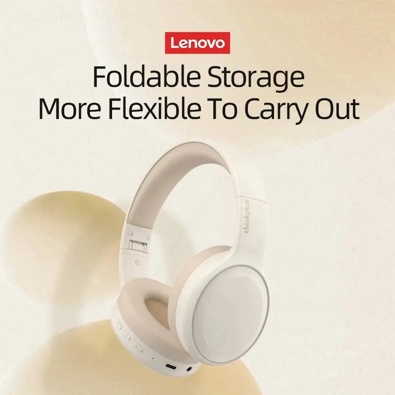 Choice Lenovo TH30 Wireless Bluetooth 5.3 Headphone Sport With Mic Music Headset Foldable Low Latency Gaming Earphone For Xiaomi