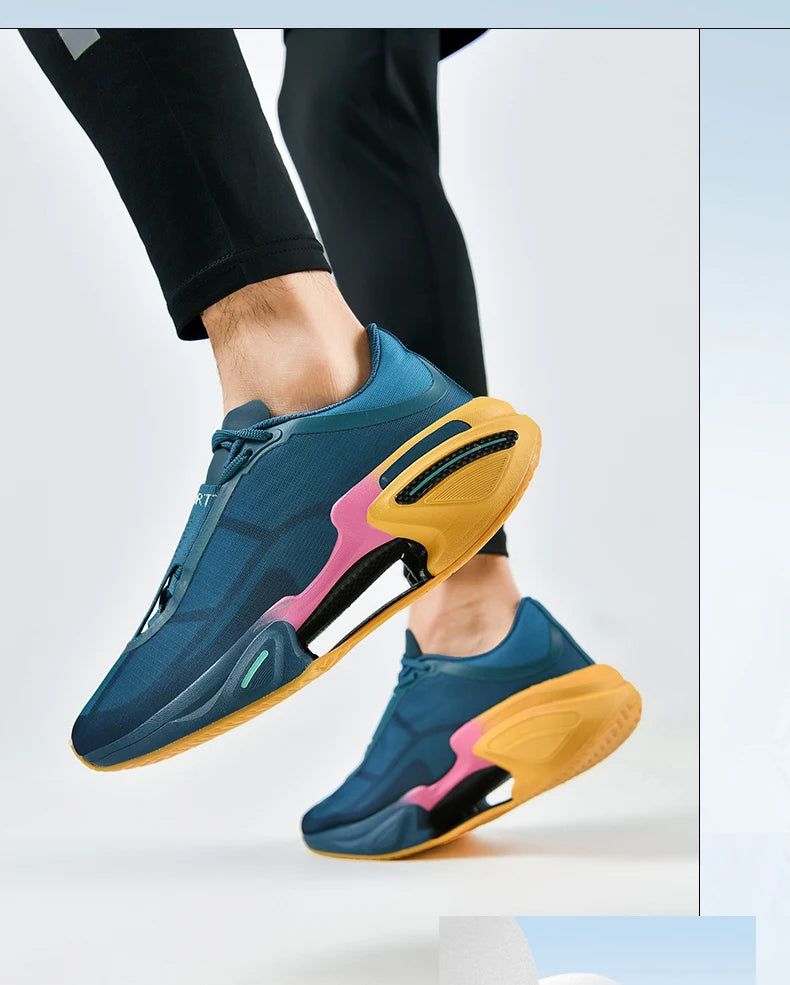 2025 New Men Sports Breathable Lightweight Comfortable Athletic Nonskid Sneakers Daily Leisure Shopping Walking Marathon Shoes