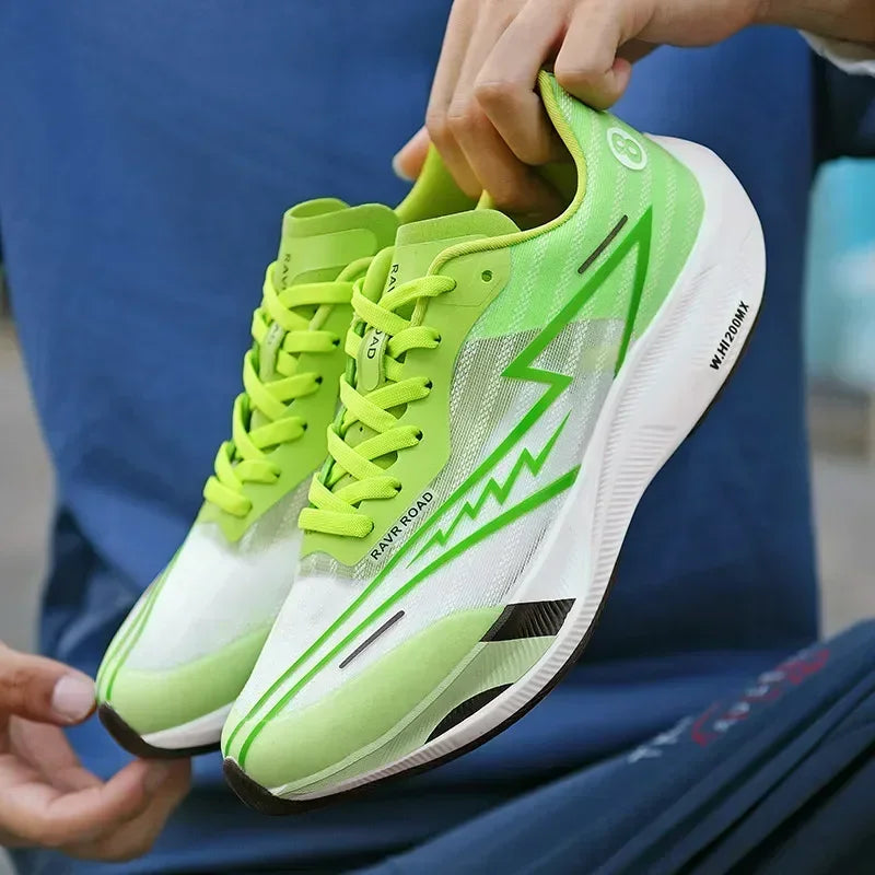 Running Shoes Men High Quality Full Palm Carbon Plate Cushion Professional Training Shoes Lightweight Wear-Resistant Sneakers