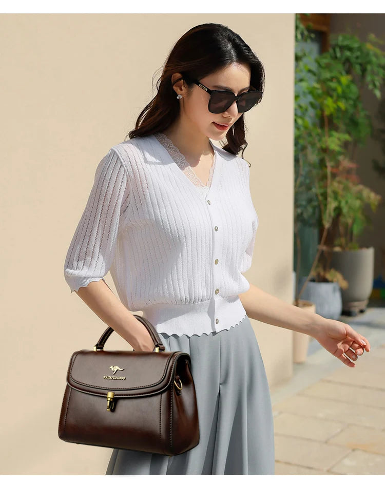 2024 High Quality Ladies Handbag And Purse Casual Totes Messenger Bag Fashion Leather Designer Crossbody Shoulder Bags For Women