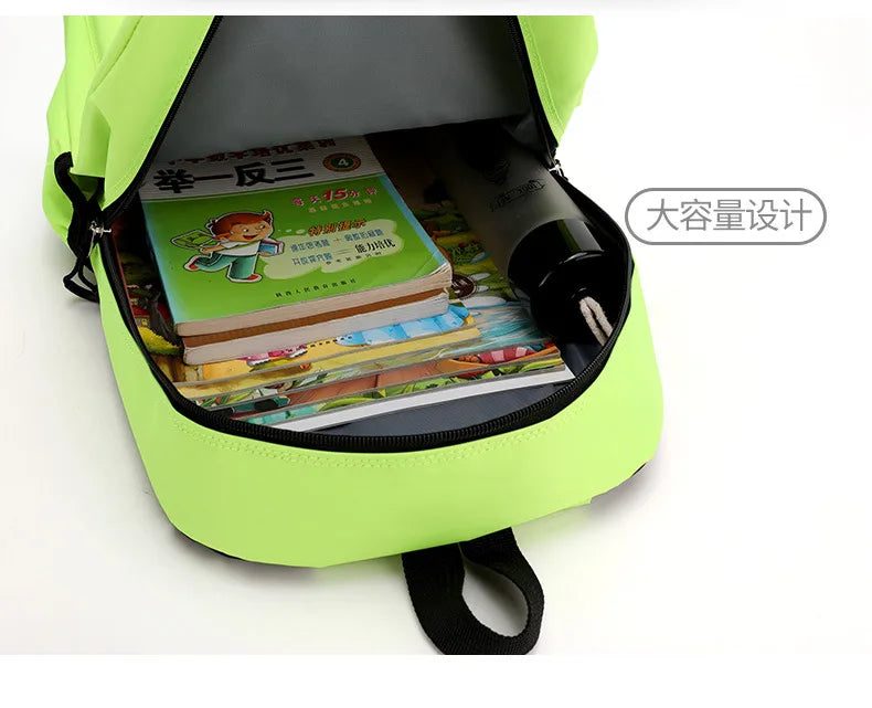 New Disney Stitch Backpack Cute Cartoon Letter Printed Kids Backpacks Kawaii Boys Girls Schoolbags Children School Backpack