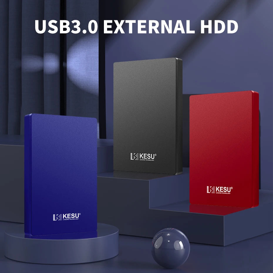 KESU HDD 2.5" Portable External Hard Drive 2tb/1tb/500gb/750gb USB3.0 disk memory for PC tablets PS4 notebook Desktop Computer