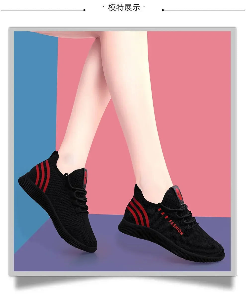 Running Shoes Lightweight Sneakers Breathable Walking Sneakers Shoes Free To Adjust The Tightness for Women for Gym Travel Work