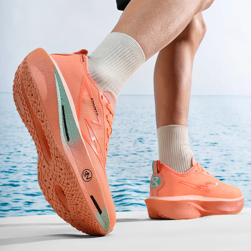 Supercritical E-TPU Marathon Running Shoes Men Women High-quality Road Jogging Shoes Light Comfy Sneakers Mesh Training Shoes