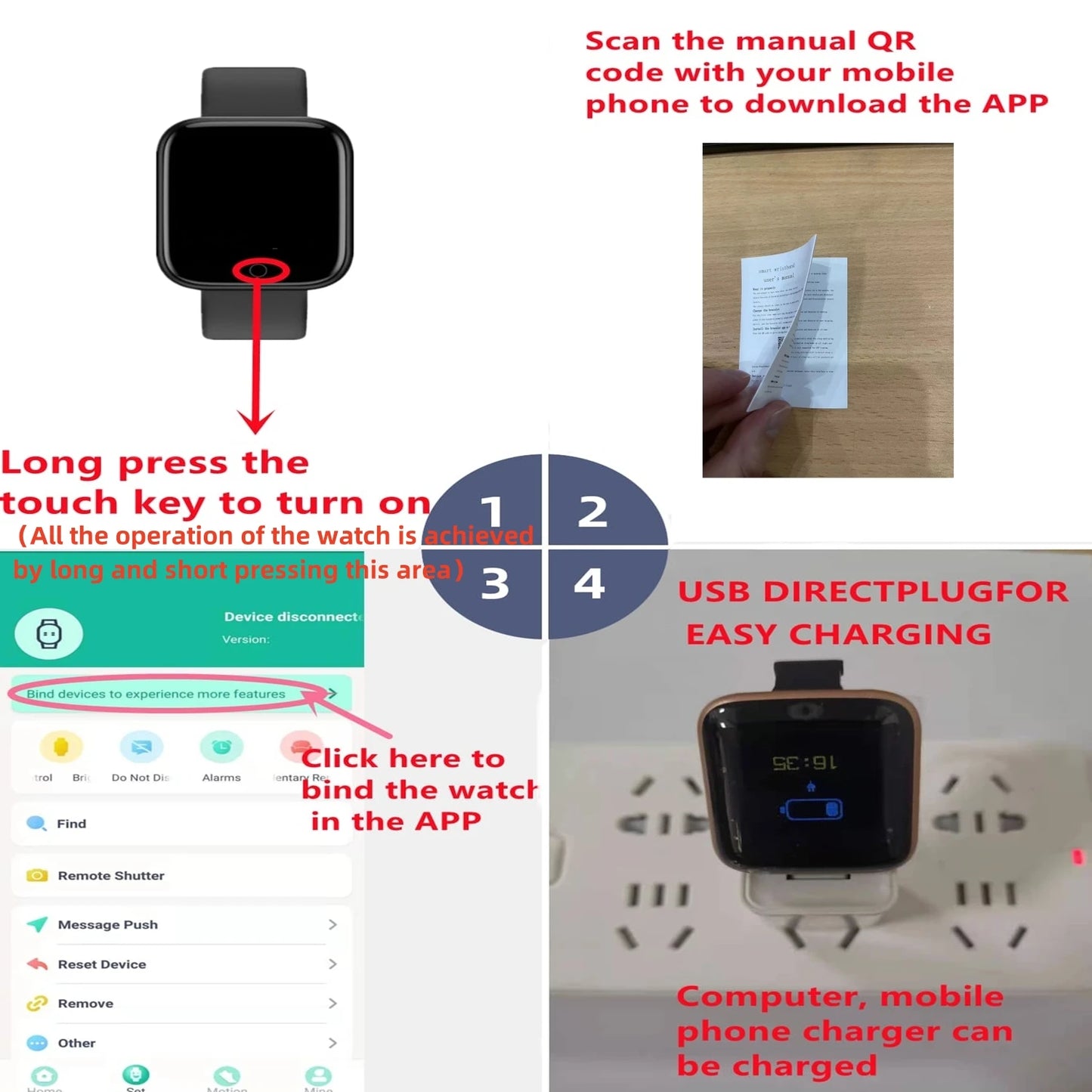 Smart Watches For Women Men Bluetooth Connect Phone Player Music Control Fitness Heart Rate Monitor Sport Bracelet Digital Y68