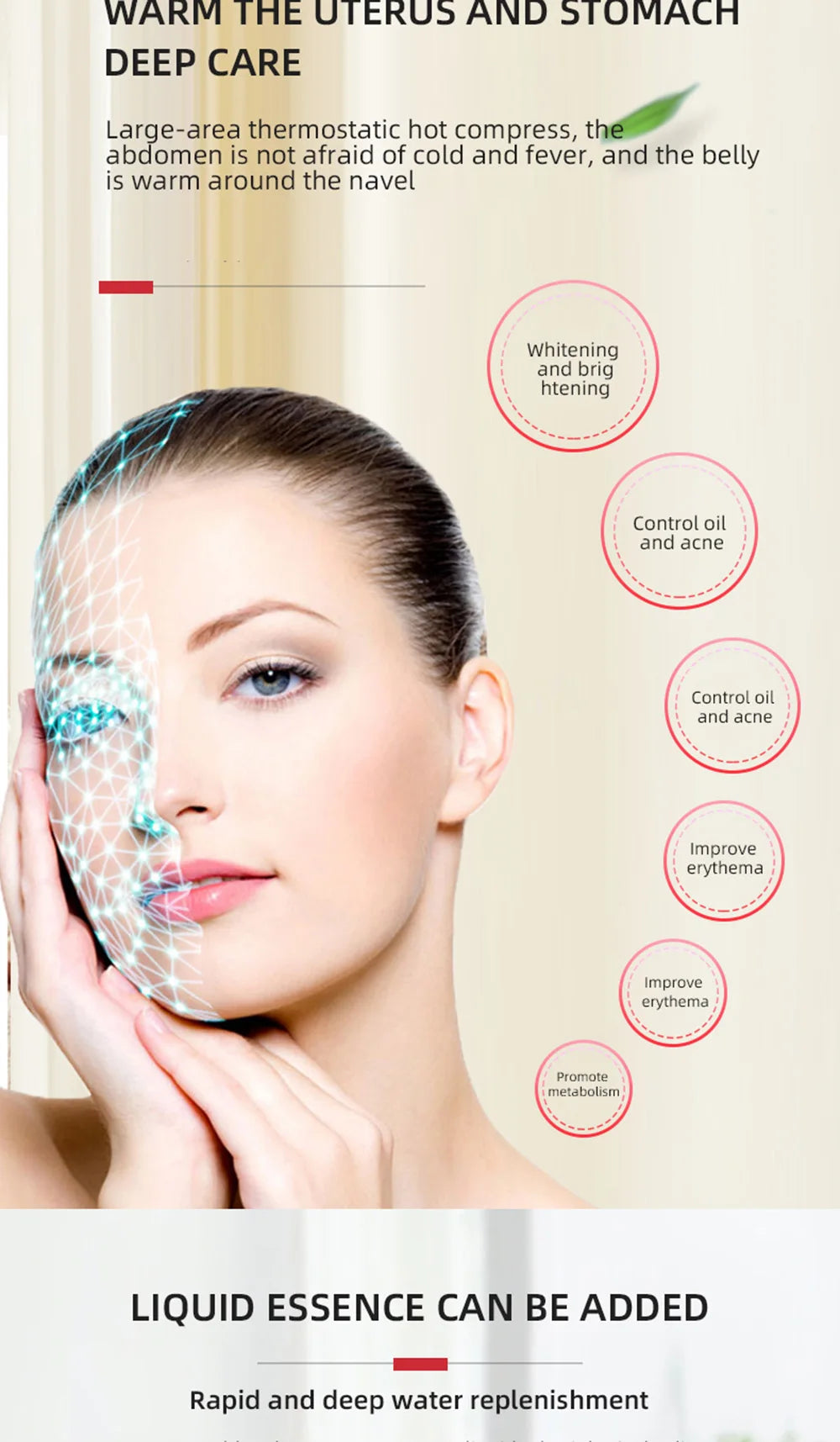 New LED Face Mask Equipment 7 In 1 Color Face SPA Facial Device Skin Rejuvenation Light Facial Body Beauty Machine For Skin Care