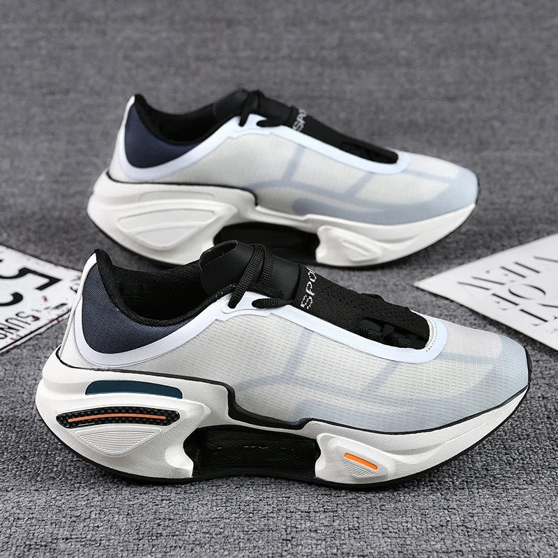 2025 New Men Sports Breathable Lightweight Comfortable Athletic Nonskid Sneakers Daily Leisure Shopping Walking Marathon Shoes
