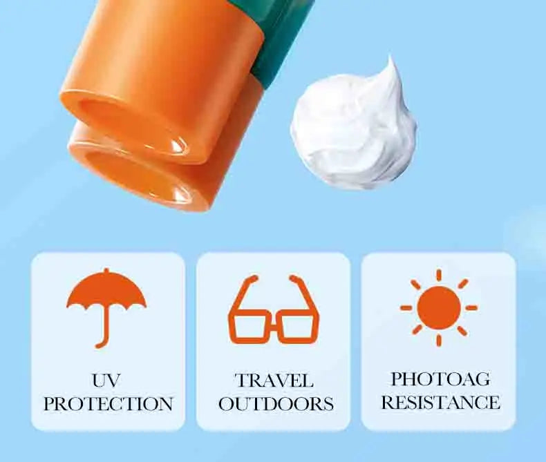 SADOER Spf 50+ Sunscreen for Face Protector Solar skincare Dual Tube Multi Effect PA+++ Facial Sunscreen Solar Blocker