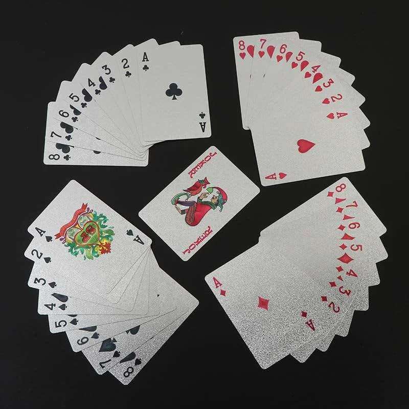 Black Gold Playing Card Game Card Waterproof Creative Magic Tools Chessboard Game Props For Home Holiday Classic Party Game