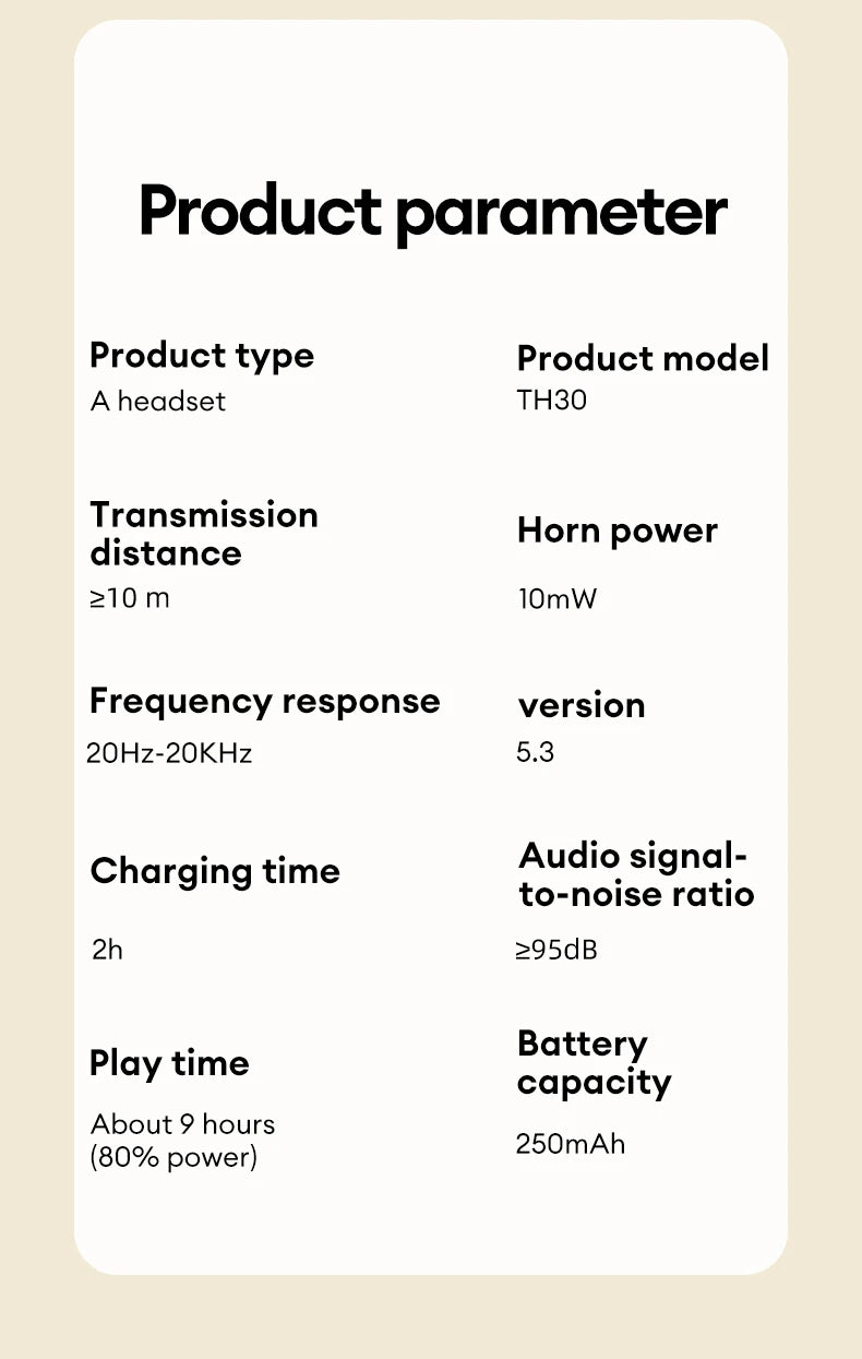 Choice Lenovo TH30 Wireless Bluetooth 5.3 Headphone Sport With Mic Music Headset Foldable Low Latency Gaming Earphone For Xiaomi