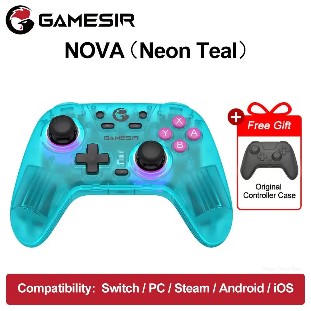 Gamesir Switch 2 Controller Nova PC Gamepads For Nintendo Switch 2/1 Steam Android IOS Gamer Hall Effective Sticks HD Rumble