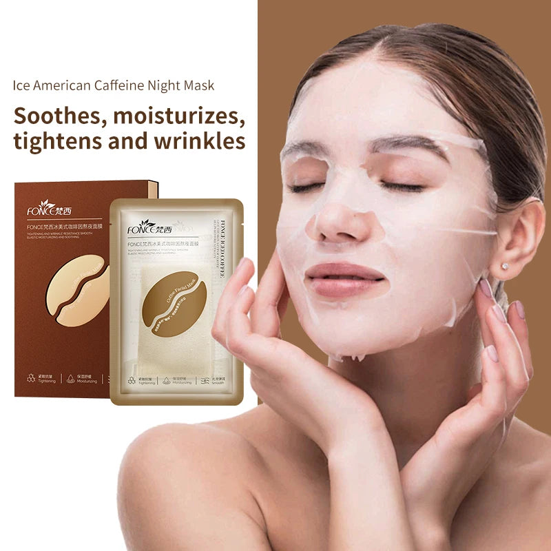 FONCE Iced Americano Face Mask - Instant Refresh & Hydration (Perfect for Summer)