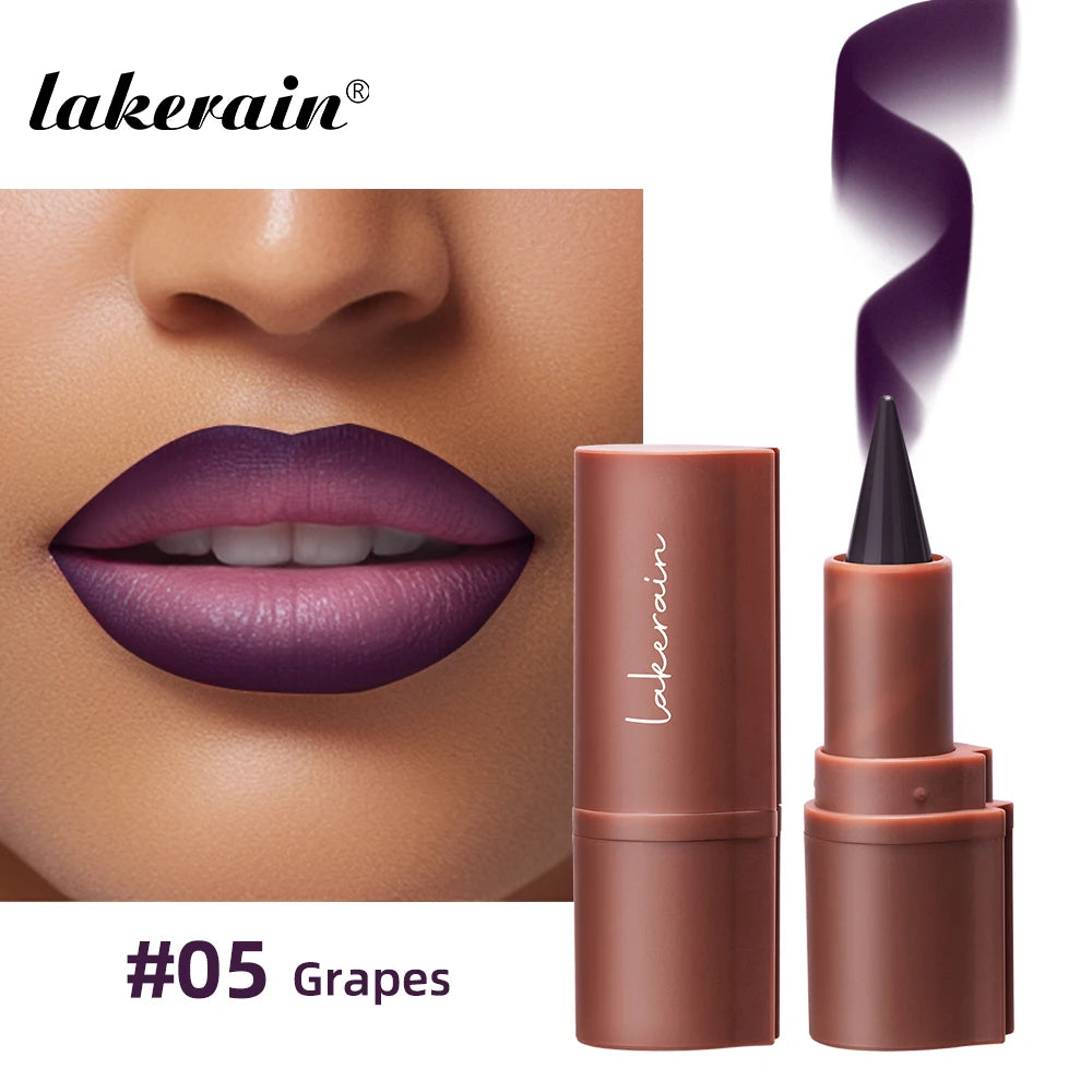 Matte Liner Lipstick Pen Gradient Lip Liner Red Brown Lipsticks Pencil Lasting Waterproof Lip Stick Sexy Women Lip Cosmetics