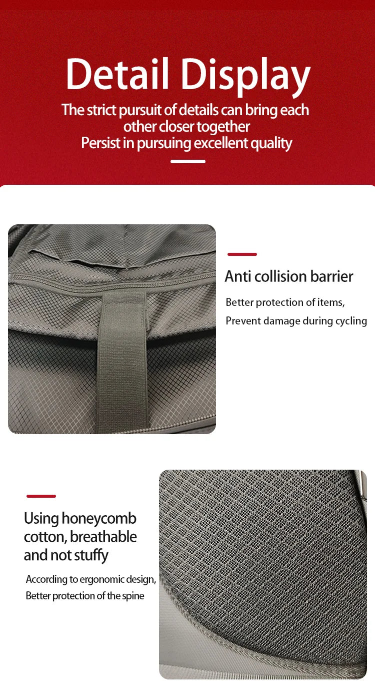 LED Backpack For Men Extended Motorcycle Cycling Bluetooth DIY Helmet Backpack for woman Business Travel Hiking Laptop Backpack