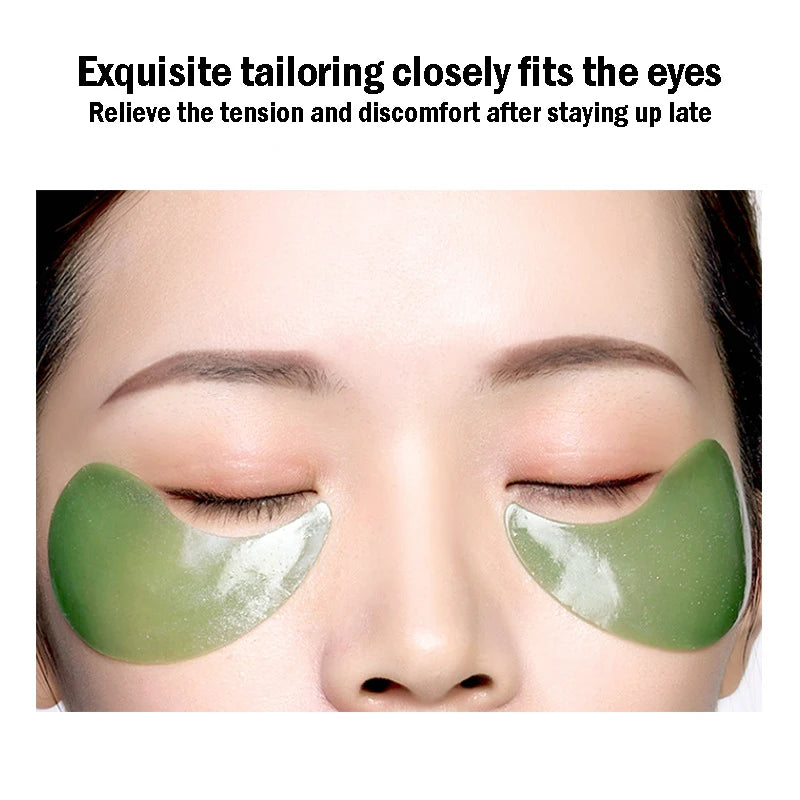 60pcs/box BIOAQUA Seaweed Crystal Collagen Eye Mask Anti Dark Circles Remove Eye Bags Moisturizing Eye Patches for Eye Skin Care