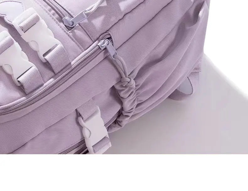 Hello Kitty backpack women's casual backpack fashion ins middle school student Melody Kuromi cinnamon dog school bag
