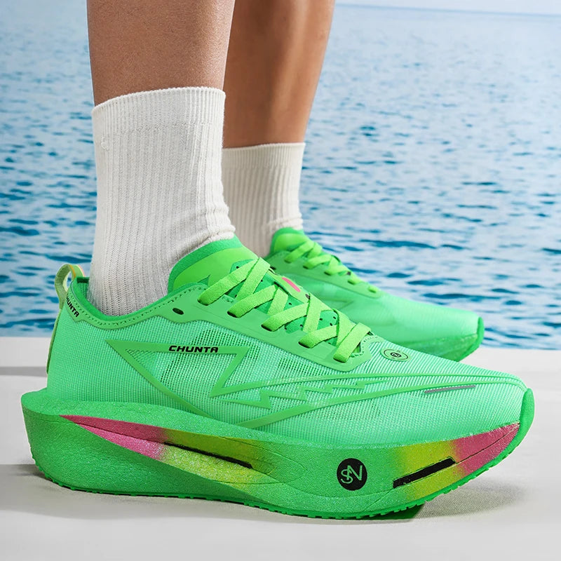 Supercritical E-TPU Marathon Running Shoes Men Women High-quality Road Jogging Shoes Light Comfy Sneakers Mesh Training Shoes