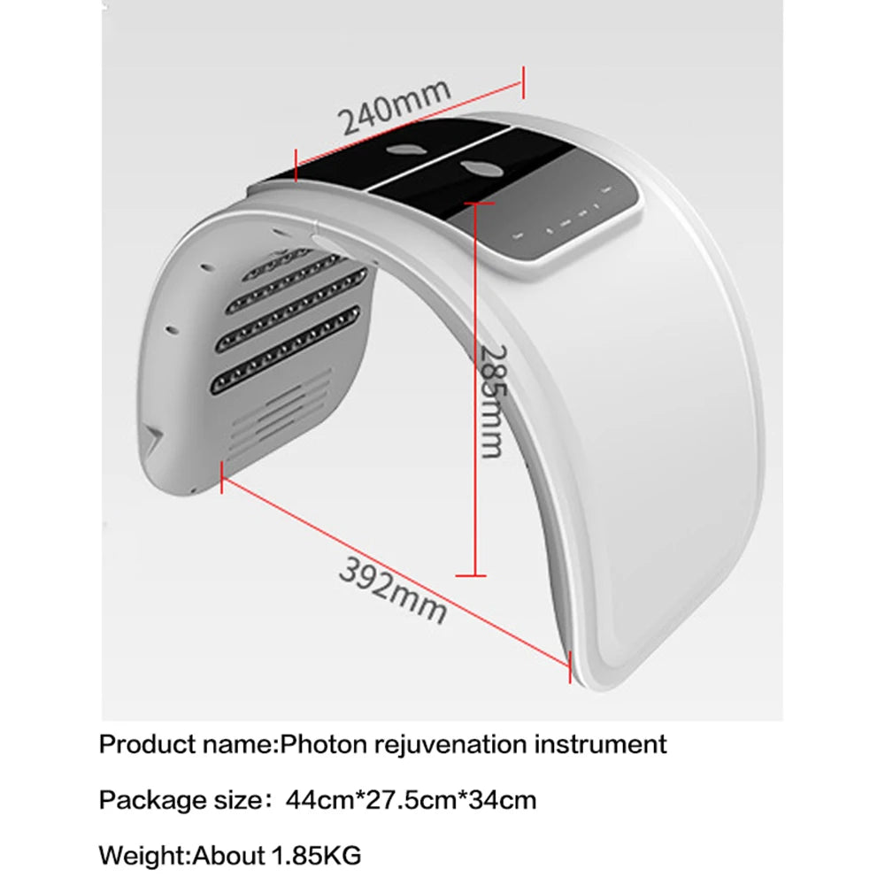 New LED Face Mask Equipment 7 In 1 Color Face SPA Facial Device Skin Rejuvenation Light Facial Body Beauty Machine For Skin Care