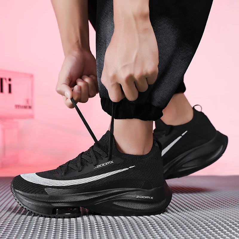 Original Sneakers Men Mesh Breathable Comfortable Lace-up Flat Outdoor Running Shoes Luxury Design Trendy Tennis Shoes for Women