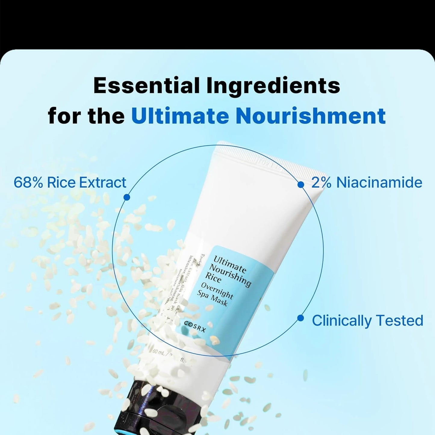 COSRX Ultimate Nourishing Rice Overnight Spa Mask 60ml