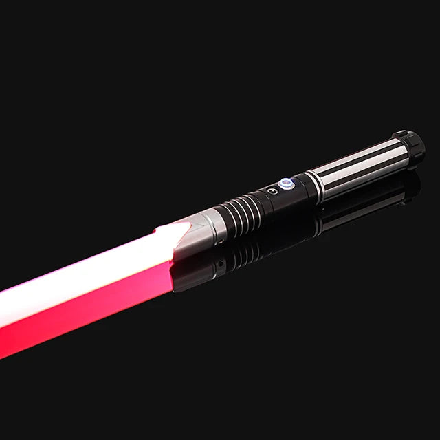 RGB Metal Lightsaber Dueling Smooth Swing Laser Sword Sabre De Luz 16 Color Changing 16 Sounds FOC Rave Weapon Flashing Toy