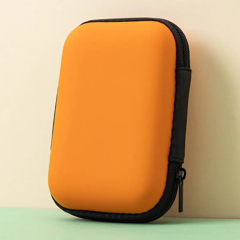 Mini 2.5-inch hard drive storage bag, data cable headphone bag, poker card bag, card collection storage bag, zero wallet