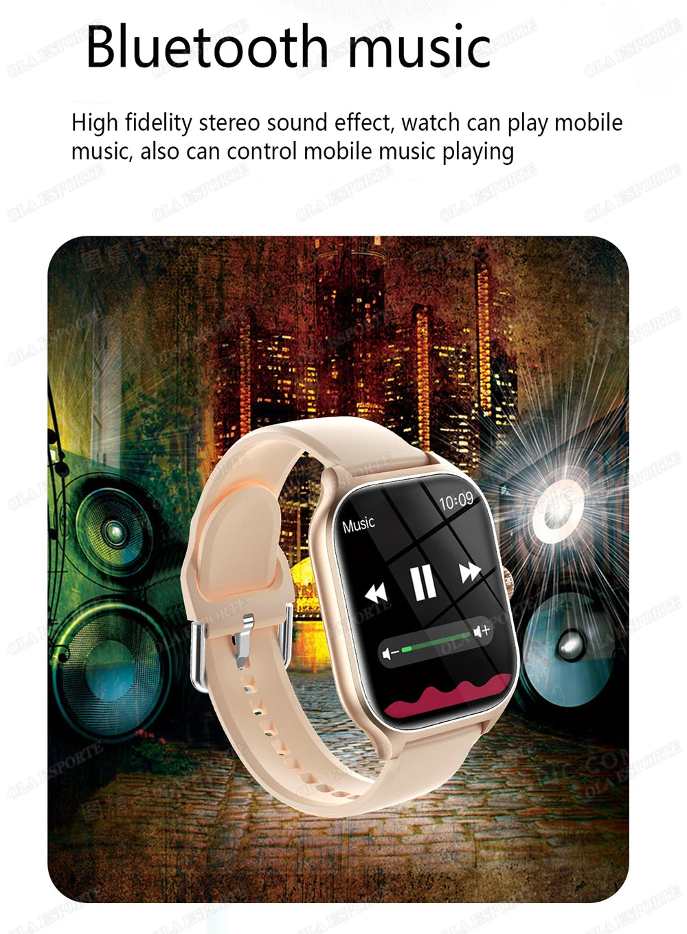 New Smart Watch 2.01 Inch HD Display Answer Make Call Message Preview Sport Modes DIY Dial Weather Forecast For Men Women