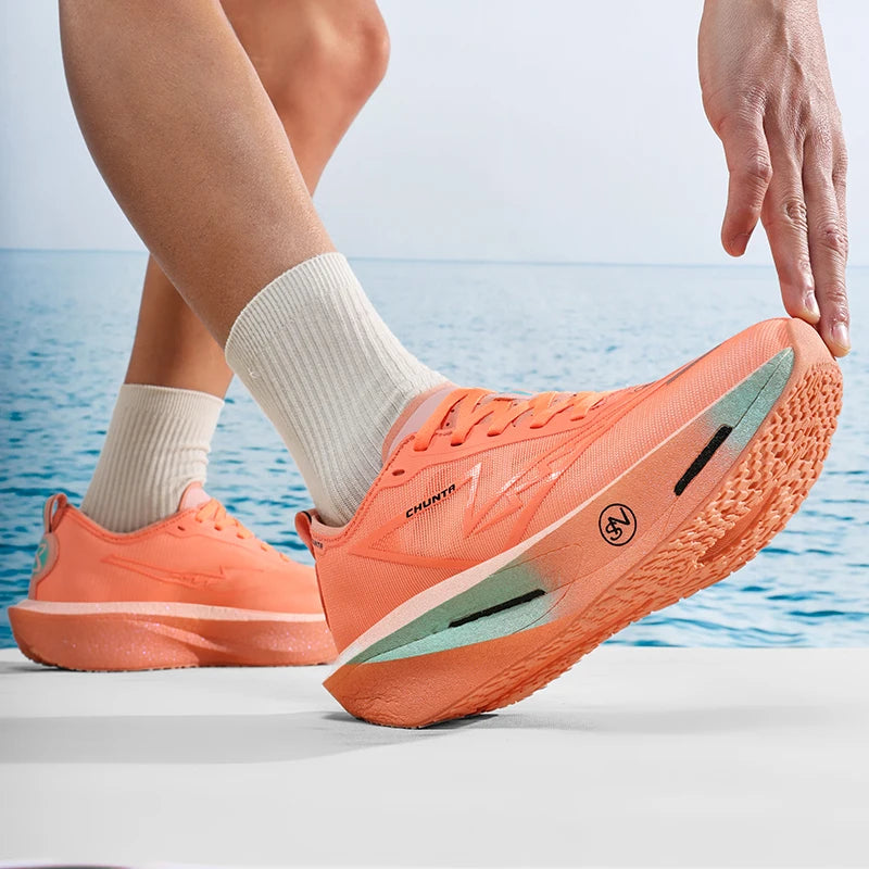 Supercritical E-TPU Marathon Running Shoes Men Women High-quality Road Jogging Shoes Light Comfy Sneakers Mesh Training Shoes