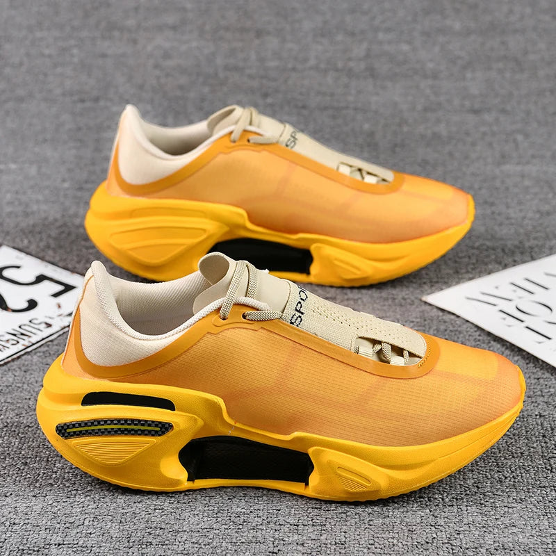 2025 New Men Sports Breathable Lightweight Comfortable Athletic Nonskid Sneakers Daily Leisure Shopping Walking Marathon Shoes