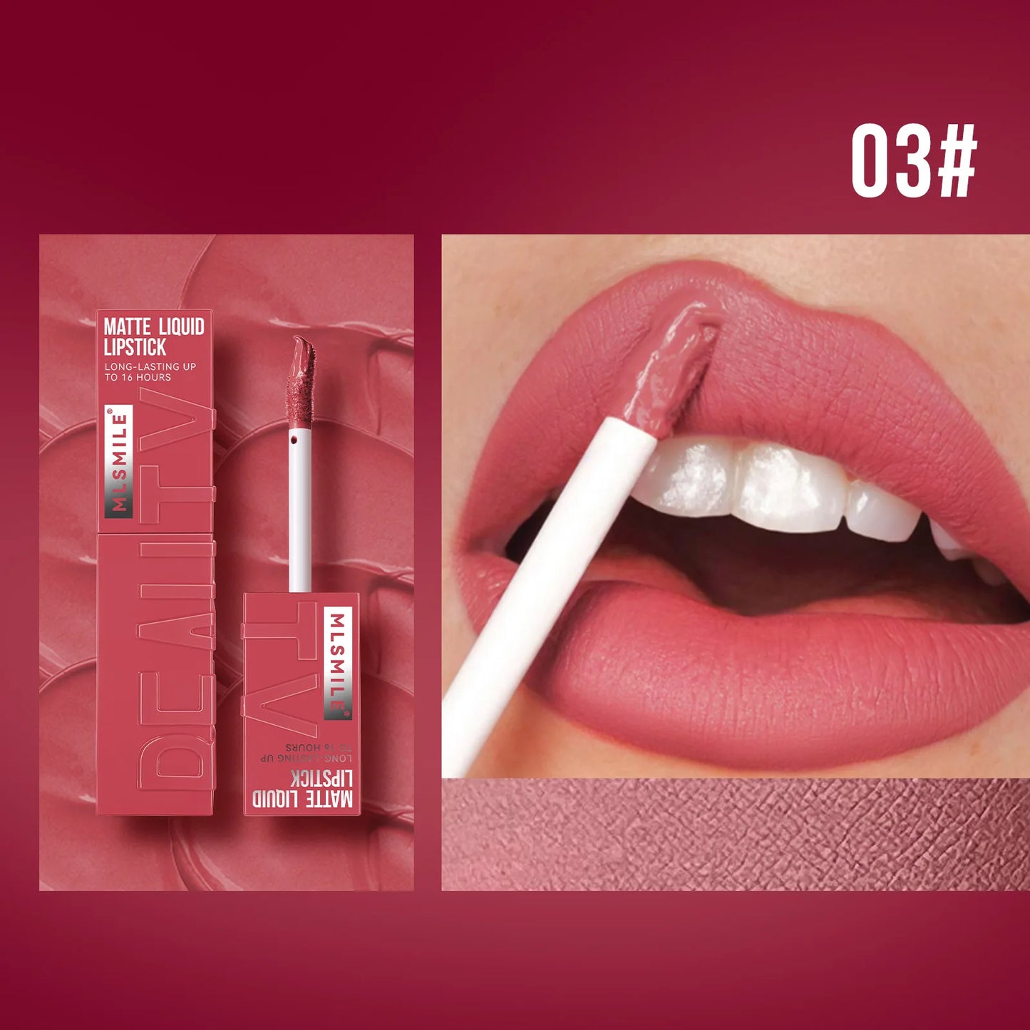 Matte Ink Liquid Lipstick Long Lasting Velvet Nude Lip Gloss Non-stick Cup Waterproof Lips Tint Waterproof Make Up