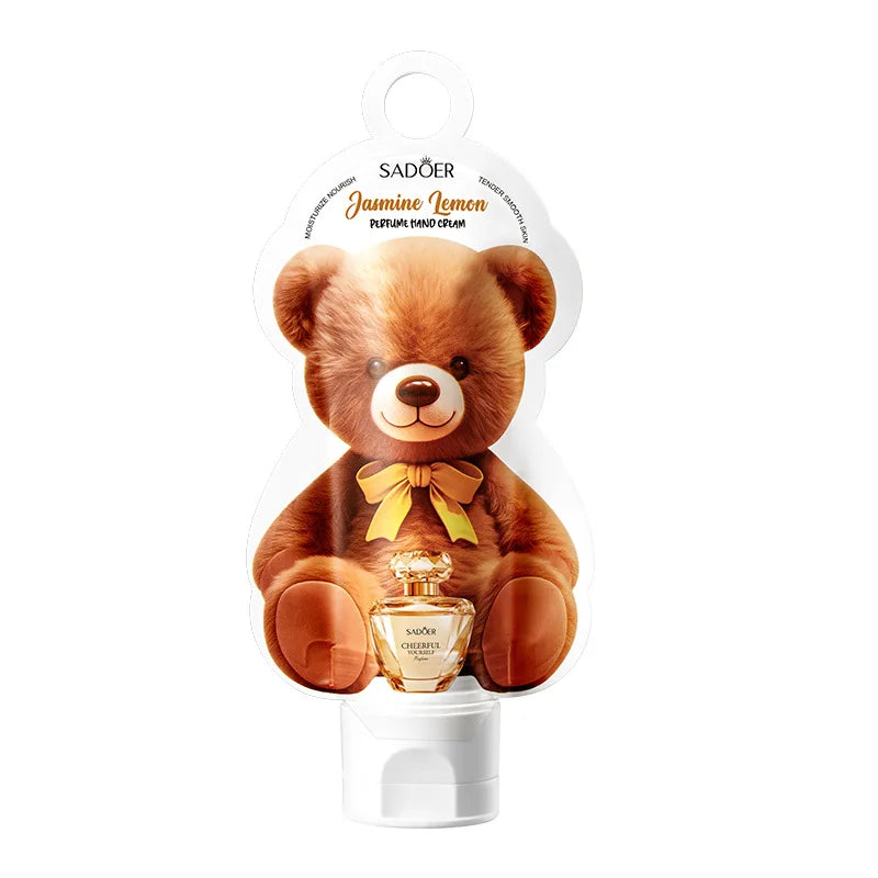 SADOER Strawberry Perfume Hand Cream Moisturizing Nourishing Anti Wrinkles Hydrating Cute Cartoon Hands Skin Care Prodcuts