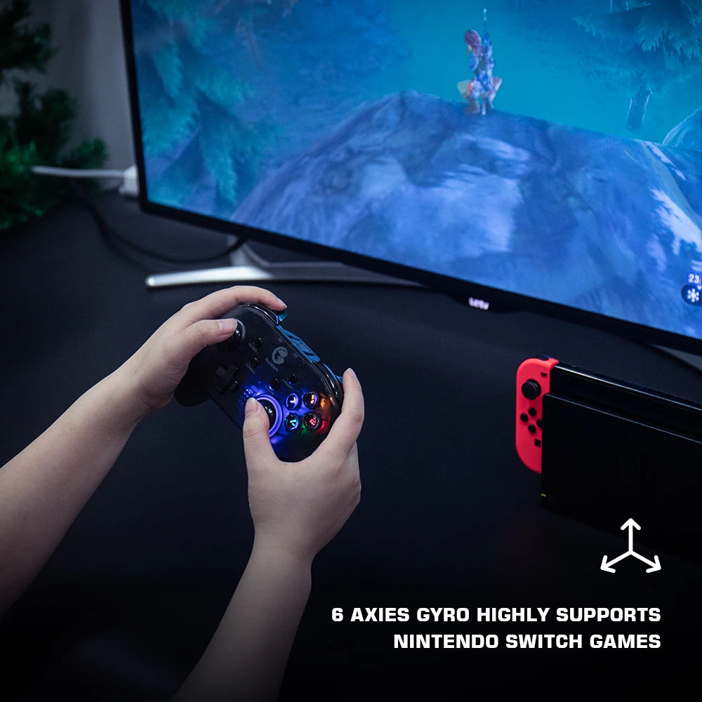 GameSir T4 Pro 2.4G Wireless Mobile Controller Bluetooth Gamepad with 6-axis Gyro for Nintendo Switch Android iPhone PC Joystick