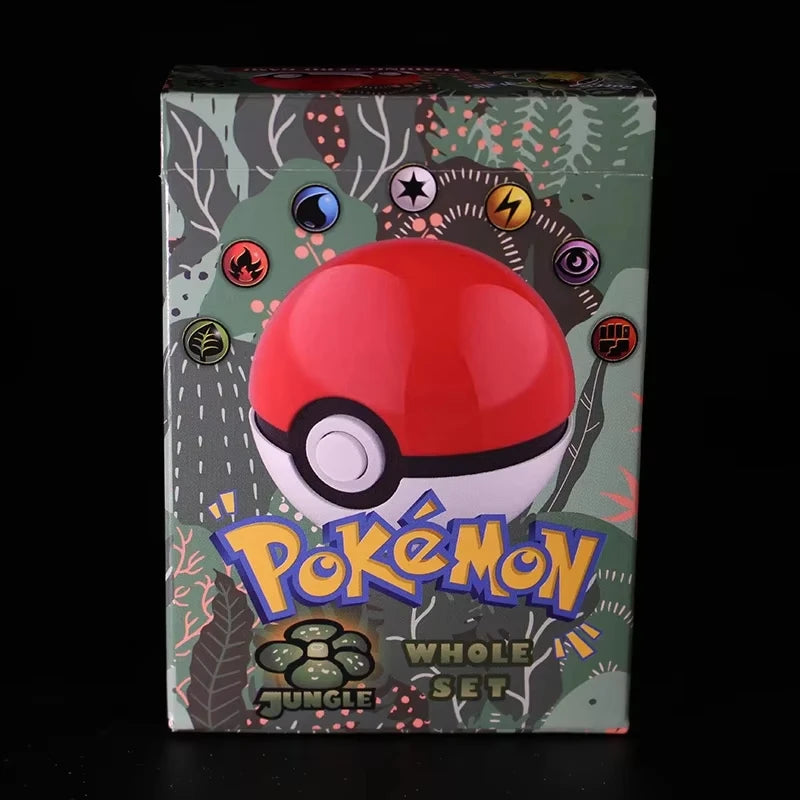 Pokémon Foil 33 Packs 1ST Edition Classic Base Set Proxy Cards PKM Games Board Games Whole Set Card Collection Toys Gift