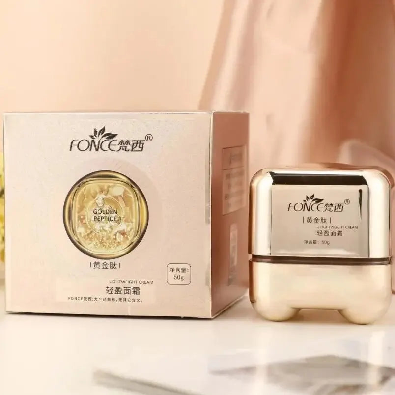 FONCE Male Female Gold Peptide Moisturizing Face Cream Multiple Plant Essence Facial Care Refreshing 50g