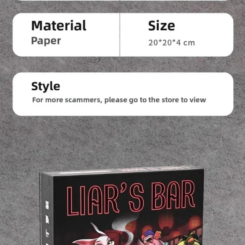 Fraud Pub Table Game Real Physical Cards Popular Poker Cards Game for Partys Gathering Entertainment from Mainland China