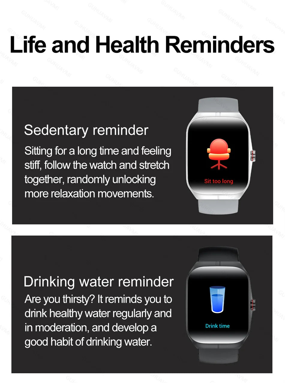 Smartwatch Men Women NFC AMOLED Screen Always Show Time Clock Bluetooth Call IP68 Waterproof Smart Watch Sport Fitness Bracelet