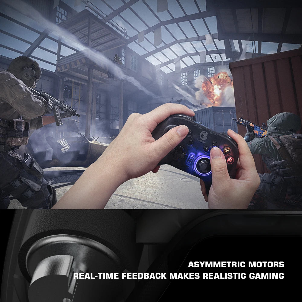 GameSir T4 Pro 2.4G Wireless Mobile Controller Bluetooth Gamepad with 6-axis Gyro for Nintendo Switch Android iPhone PC Joystick