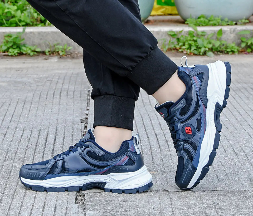 BONA New Designers Action Leather Mesh Jogging Shoes Men Breathable Running Shoes Walking Sports Sneakers Athletic Trainers