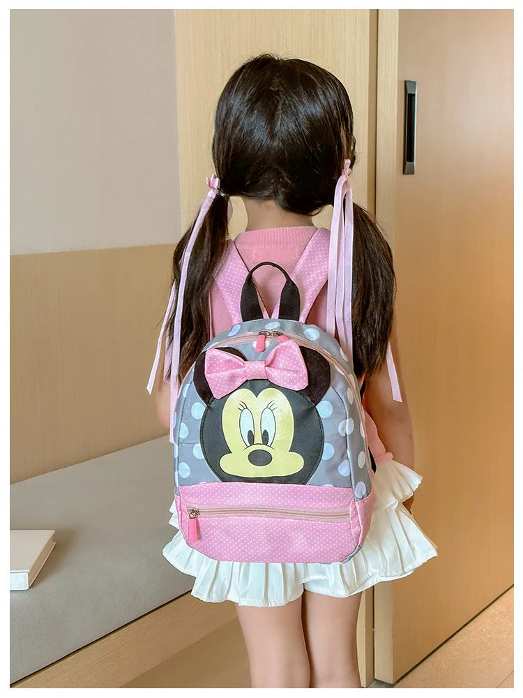 Cartoon Backpack For Baby Boys Girls Minnie Mickey Mouse Children Lovely Schoolbag Kindergarten Schoolbag Kids Gift