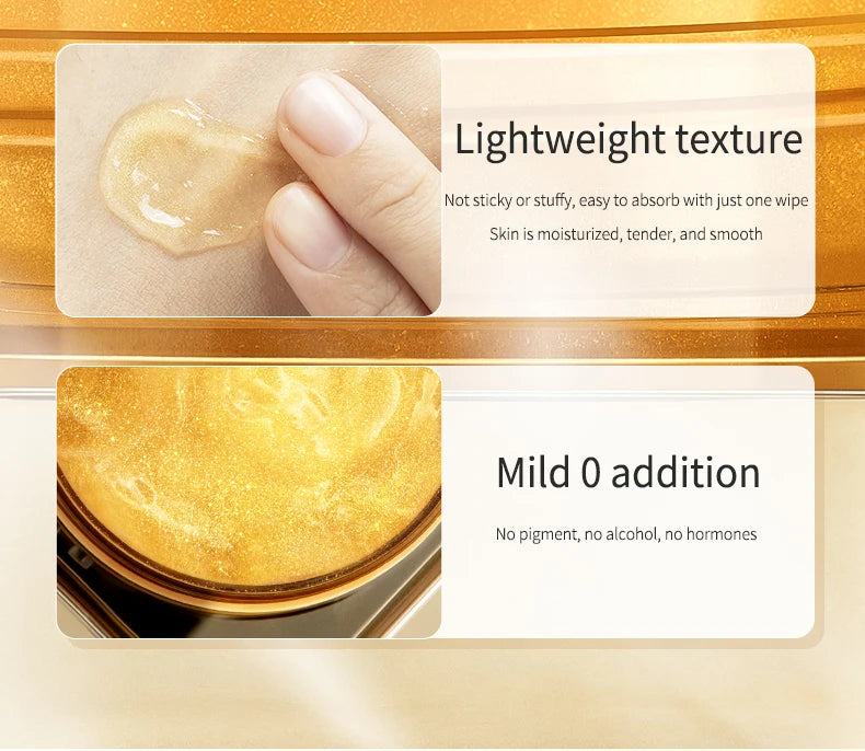 FONCE Male Female Gold Peptide Moisturizing Face Cream Multiple Plant Essence Facial Care Refreshing 50g