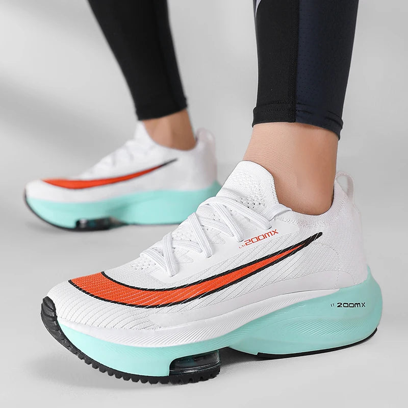 Original Sneakers Men Mesh Breathable Comfortable Lace-up Flat Outdoor Running Shoes Luxury Design Trendy Tennis Shoes for Women