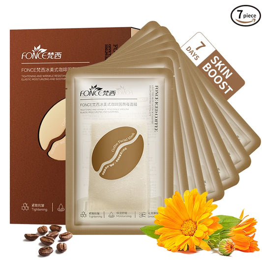 FONCE Iced Americano Face Mask - Instant Refresh & Hydration (Perfect for Summer)