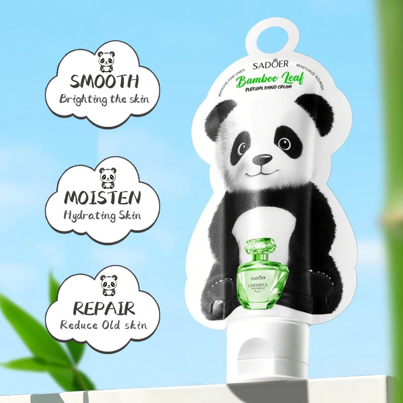 SADOER Strawberry Perfume Hand Cream Moisturizing Nourishing Anti Wrinkles Hydrating Cute Cartoon Hands Skin Care Prodcuts