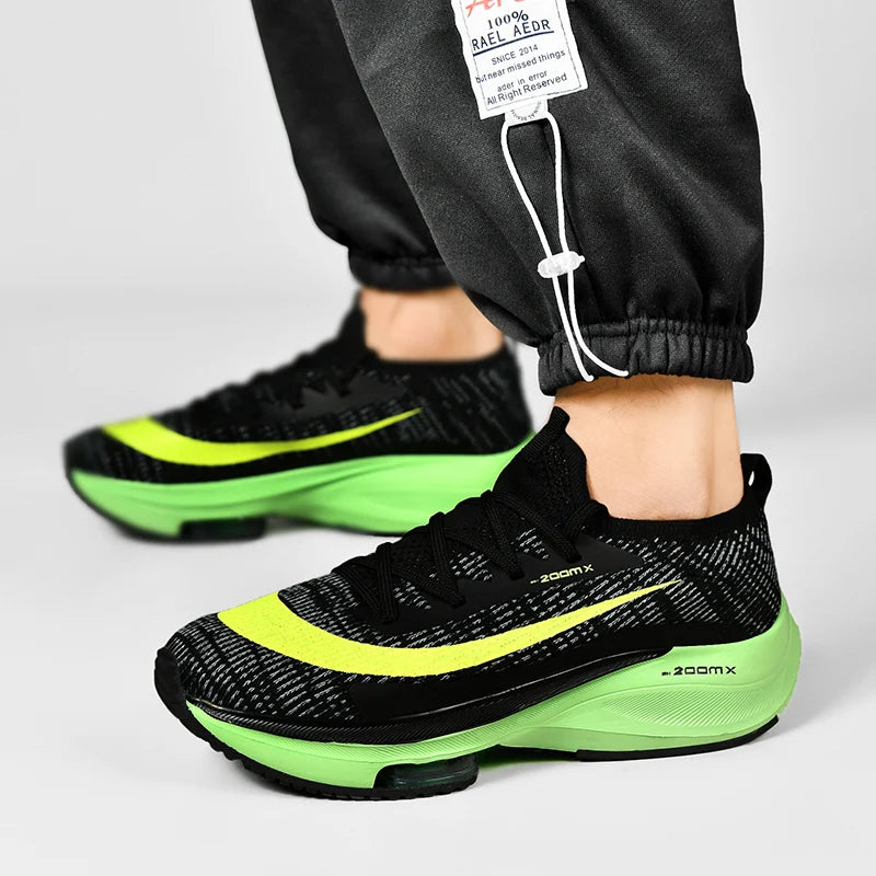 Original Sneakers Men Mesh Breathable Comfortable Lace-up Flat Outdoor Running Shoes Luxury Design Trendy Tennis Shoes for Women