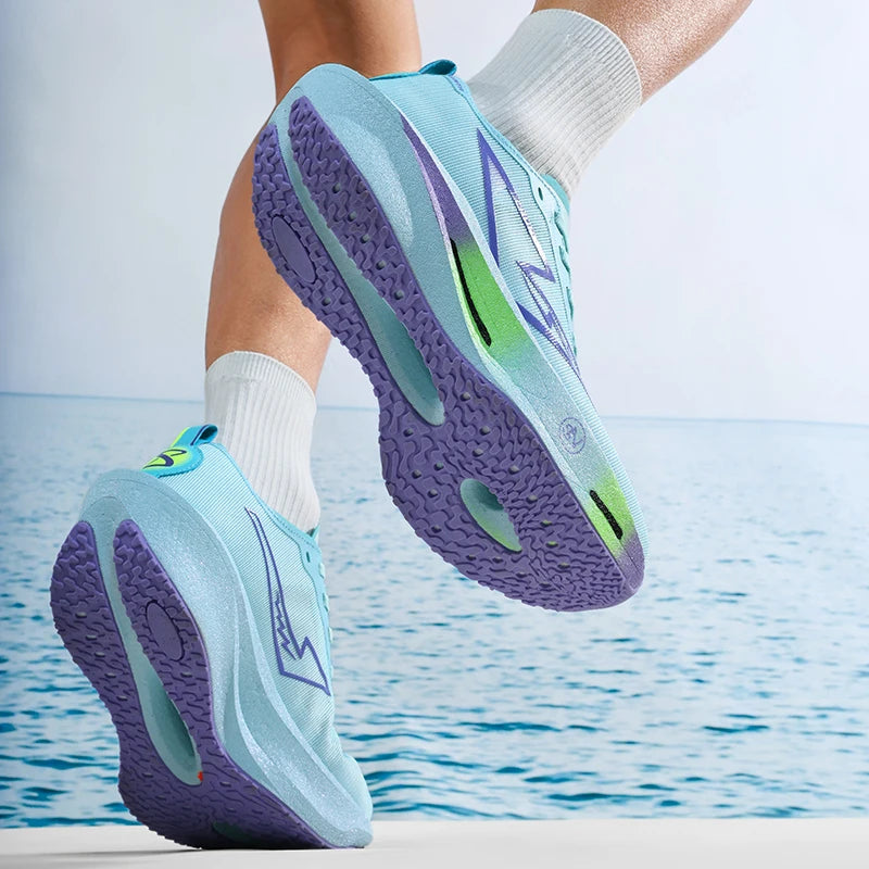 Supercritical E-TPU Marathon Running Shoes Men Women High-quality Road Jogging Shoes Light Comfy Sneakers Mesh Training Shoes